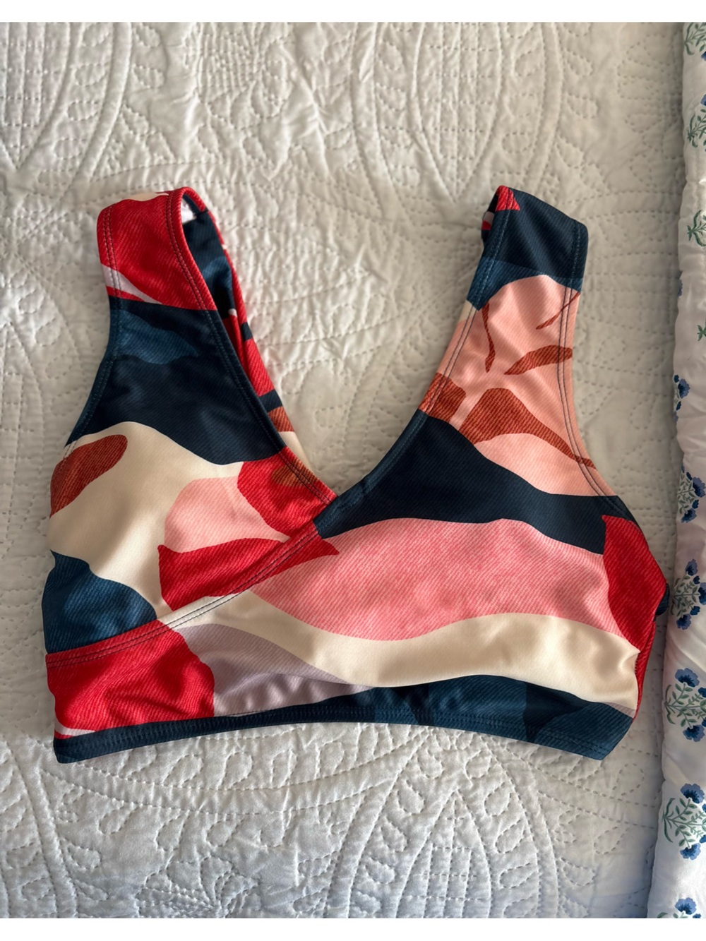 Nani Swimwear Vista Switch V Crop Swim Top Size Small